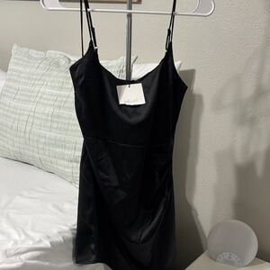 Deluc Black Mini Dress
